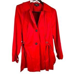 Style & Co Red Rain Coat Size 20W